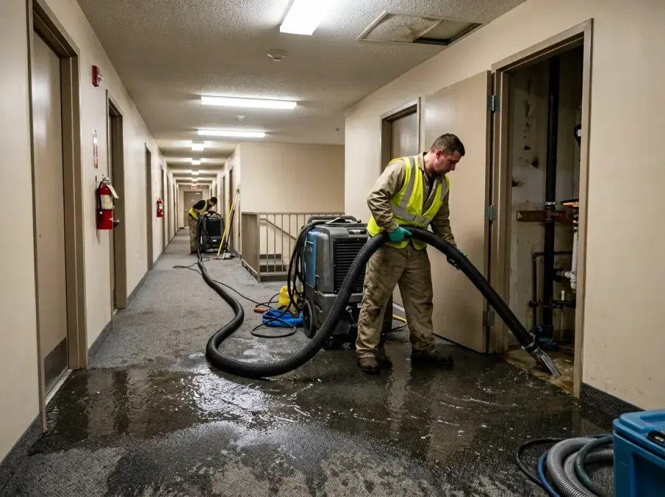 multi-unit-apartment-hallway-f-005 — frequently asked questions, Emergency Burst Pipe Water Extraction & Removal in Coalvill…